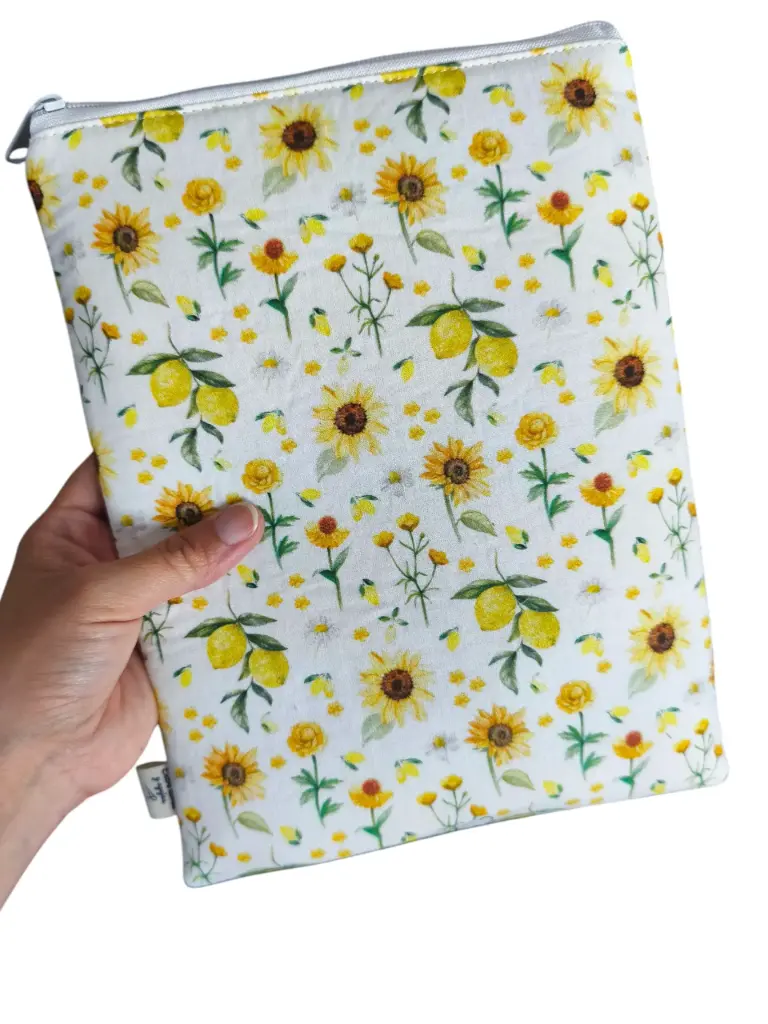 Funda literaria Girasoles y limones