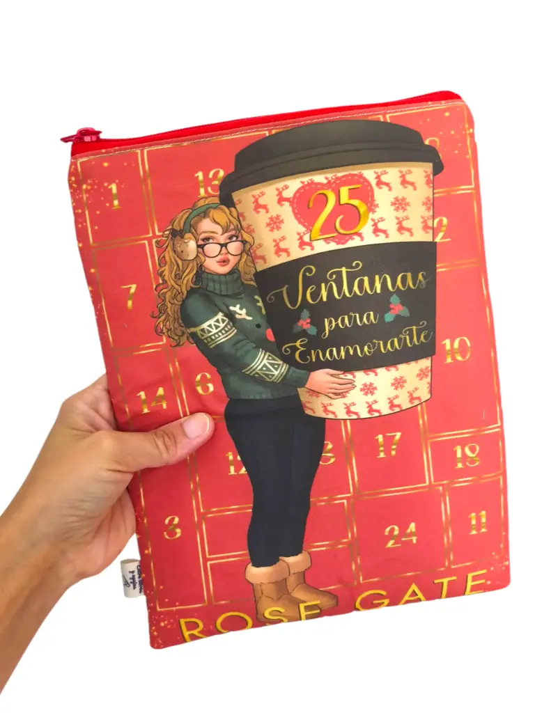 Funda literaria 25 ventanas para enamorarte (PREVENTA) 