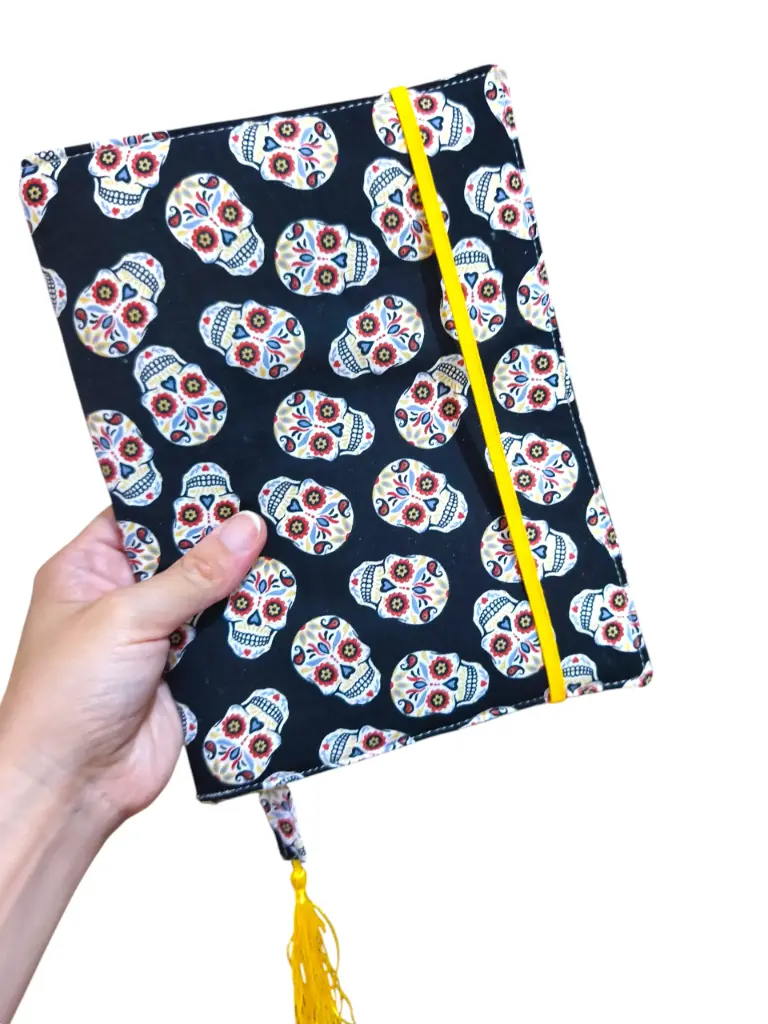 Funda calaveras de Katrina de solapas