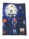 Funda de solapa ajustable Pesadilla antes de navidad morada