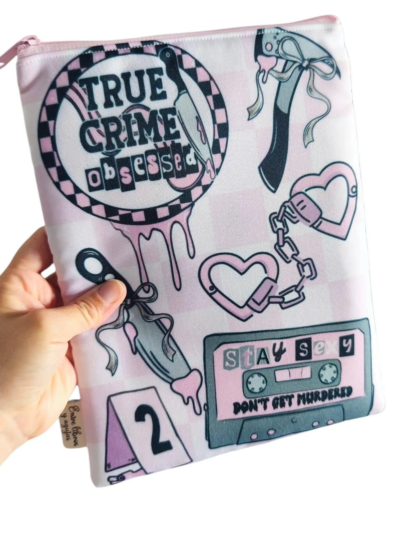 Funda literaria True Crime